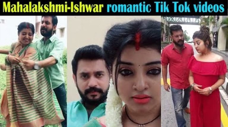 Mahalakshmi Ishwar romantic Tik Tok videos