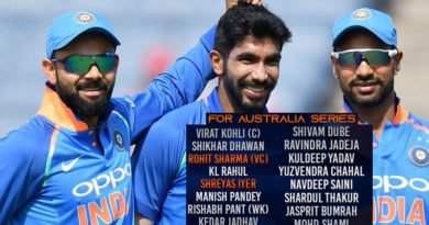 Team India name 15-man squad for Srilanka and australia match