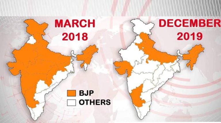 பாஜகவின் சாம்ராஜ்யம் சரிவு; பலம் இழக்கும் மோடி அலை!