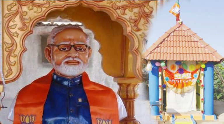 மோடி கோவிலுக்கு விரைவில் கும்பாபிஷேகம் – விவசாயியின் மோடி பாசம்!