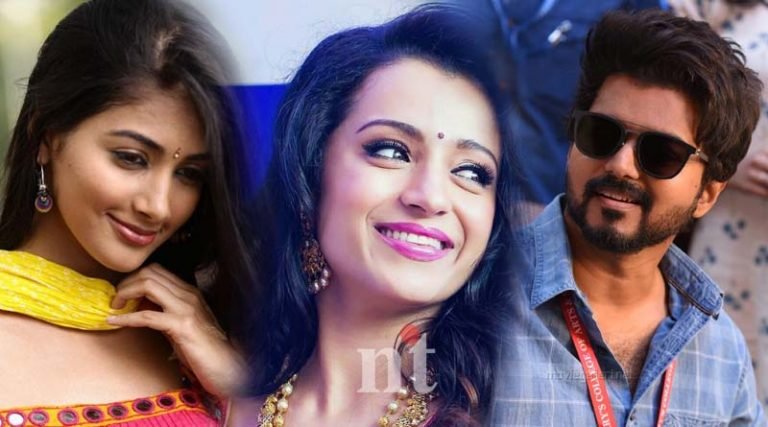 தளபதி 65 விஜய்யுடன் ஜோடி சேரும் த்ரிஷா மற்றும் பூஜா ஹெஜிதே!