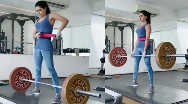 நான் கர்ப்பமா? 100 கிலோ எடை அசால்டா தூக்கிய சமந்தா!