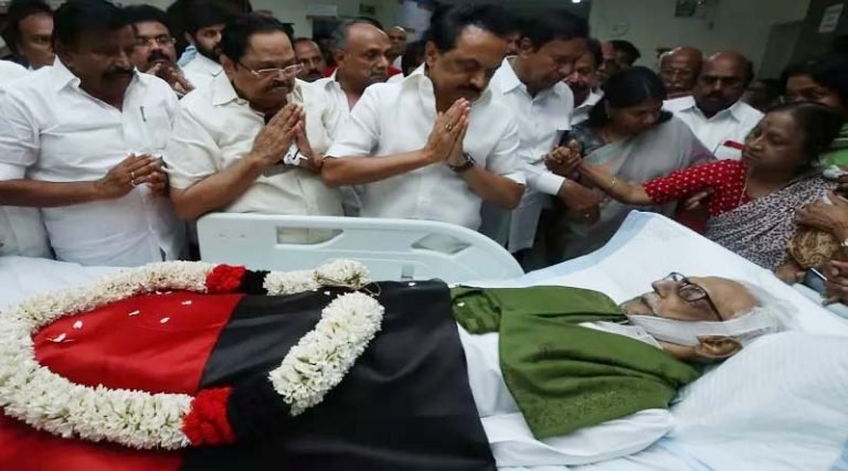 மூத்த அரசியல்வாதி திமுக பொதுச்செயலாளர் க. அன்பழகன் காலமானார்