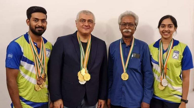 Ajith wins gold medal – துப்பாக்கி சுடும் போட்டியில் தங்கம் வென்றார் அஜித்
