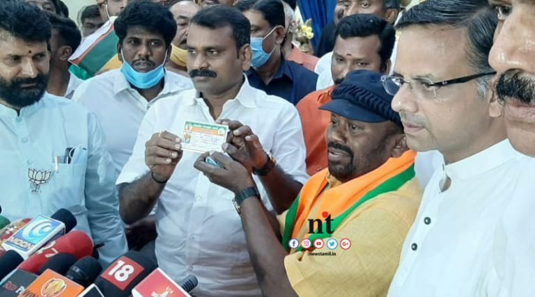 நடிகர் செந்தில் பாஜகவில் ஐக்கியம்