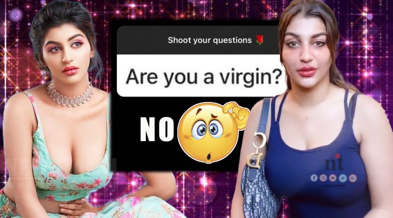 Yashika Anand about virginity