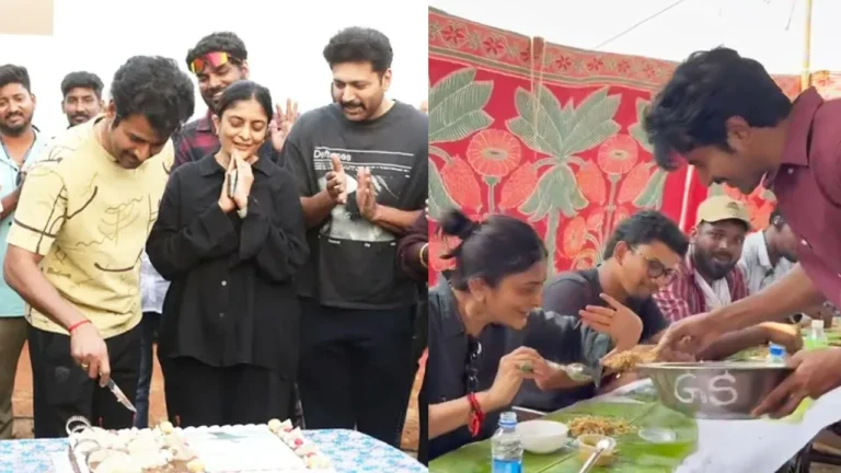 சிவகார்த்திகேயன் பராசக்தி யூனிட்டுக்கு பிரியாணி விருந்து