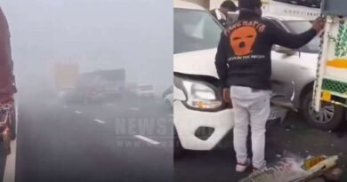Delhi Fog Tragedy: Multiple Bus and Car Collision on Delhi–Agra Expressway, 4 Dead