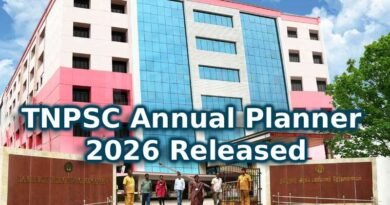TNPSC Annual Planner 2026 Released