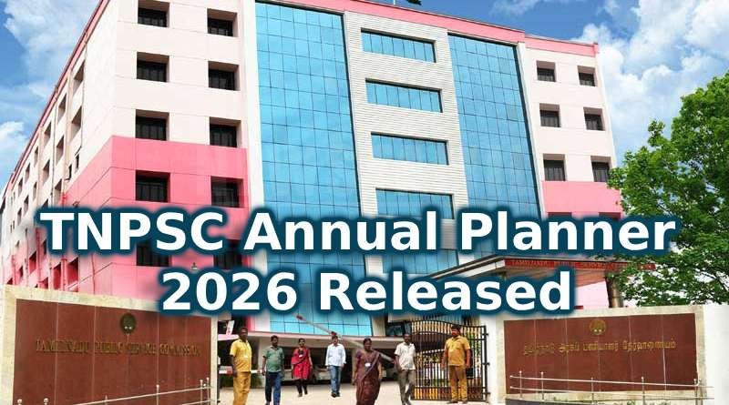 TNPSC Annual Planner 2026 Released