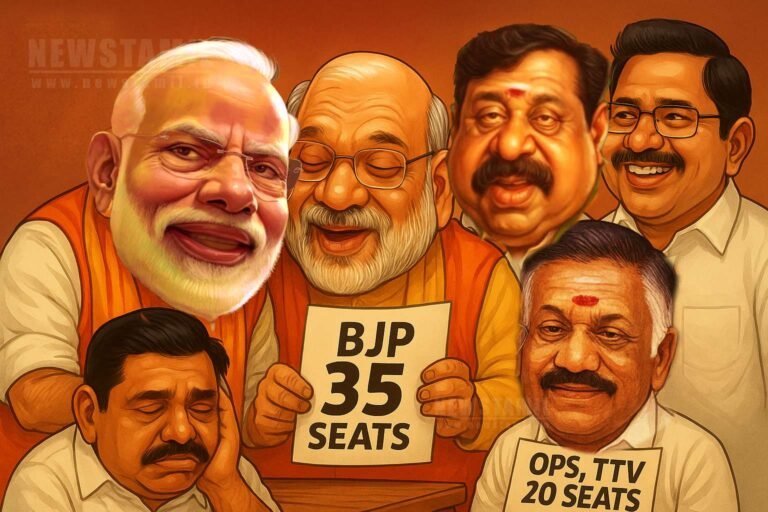 பாஜகக்கு 35, ஓபிஎஸ்–டிடிவிக்கு 20… மொத்தம் 55 சீட்! அமித்ஷாவின் அதிரடி பேரம் – எடப்பாடி ஏற்கபோகிறாரா?