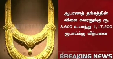 Gold Price Hits All-Time High: 22 Carat Gold at ₹1.17 Lakh per Sovereign in Chennai
