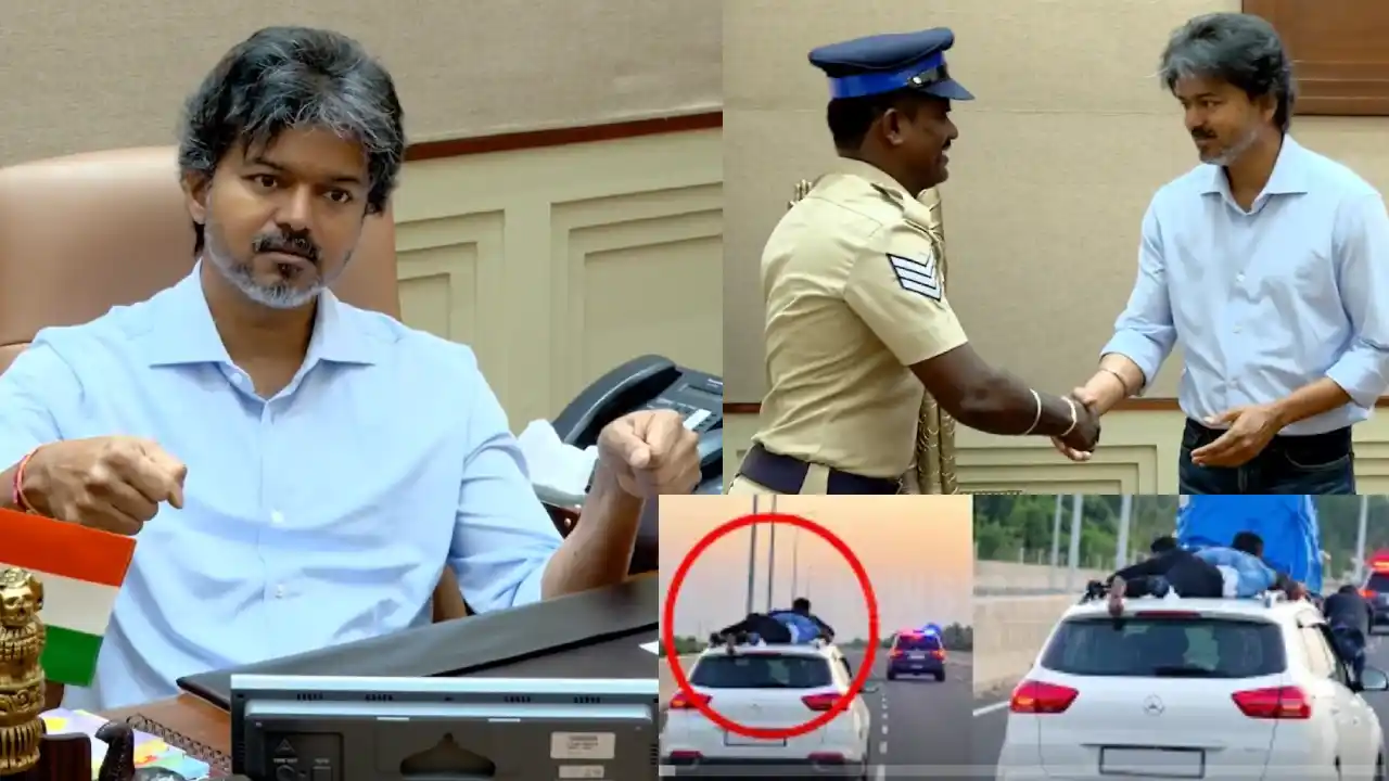ஓடும் காரின் மீது 40 கி.மீ.! குட்கா கடத்தலை முறியடித்த காவலர் – CM Vijay பாராட்டு