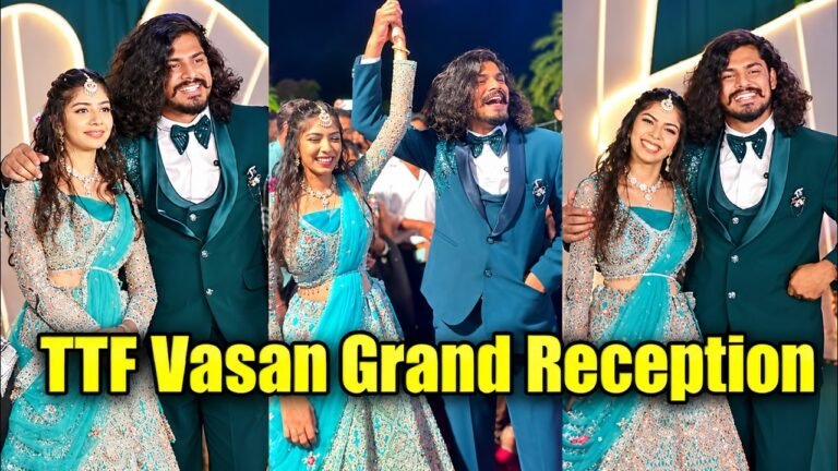 TTF Vasan Grand Reception Celebration Video😍 | TTF Vasan 1st Wedding Anniversary