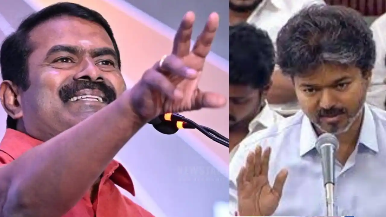 seeman criticises vijay dharapuram by election campaign
