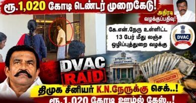 ₹1,020 Crore Tender Scam? DVAC Books K.N. Nehru & 12 Others in Tamil Nadu
