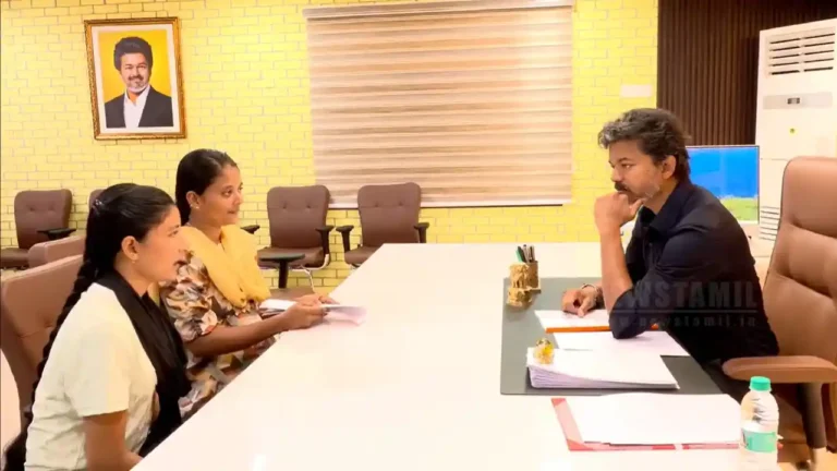 பெரம்பூரில் முதல்வர் விஜய்! மக்களிடம் நேரில் மனுக்கள் பெற்றார்