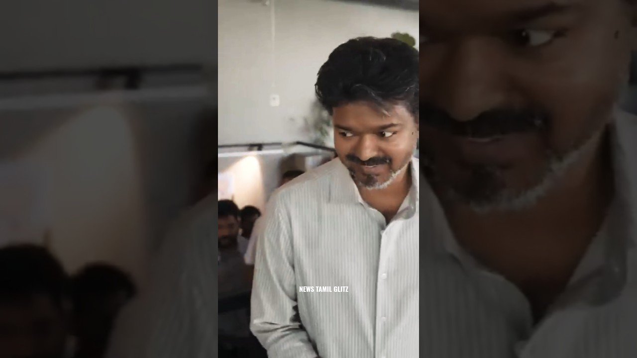Our  CM Vijay is very simple ❤️ #cmvijay #newstamilglitz