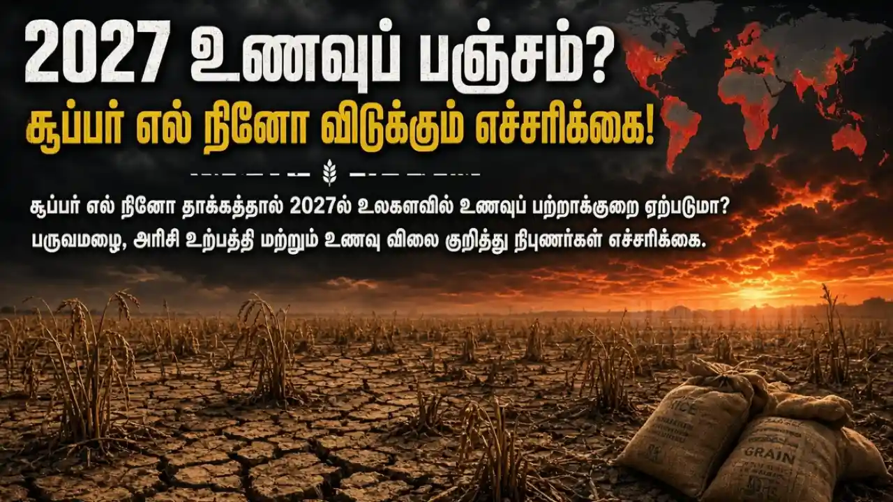 2027 உணவுப் பஞ்சம்? சூப்பர் எல் நினோ விடுக்கும் எச்சரிக்கை!